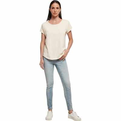 Maglietta lunga slub da donna