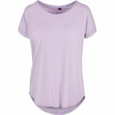 Maglietta lunga slub da donna