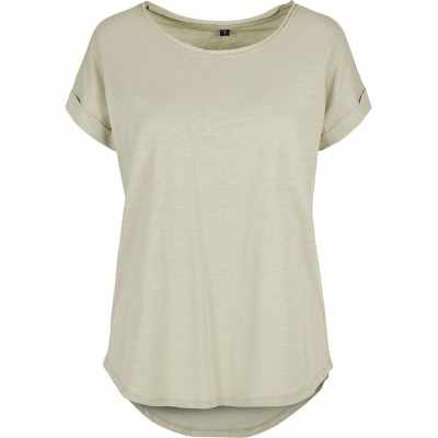 Maglietta lunga slub da donna