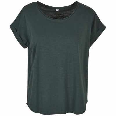 Maglietta lunga slub da donna