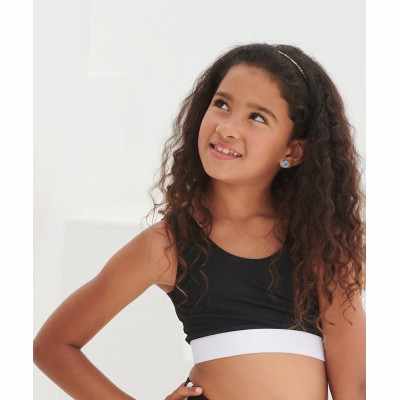 Top corto alla moda per bambini
