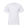 T-shirt unisex da stampare con logo con scollo a V