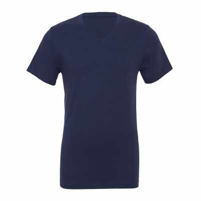 T-shirt unisex in jersey con scollo a V