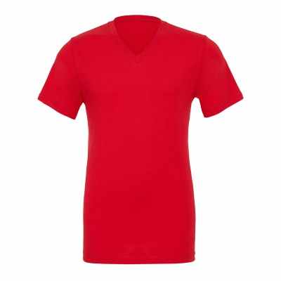 T-shirt unisex in jersey con scollo a V