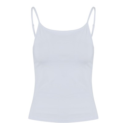 Top corto e aderente in jersey elasticizzato da donna Top corto e aderente in jersey elasticizzato da donna