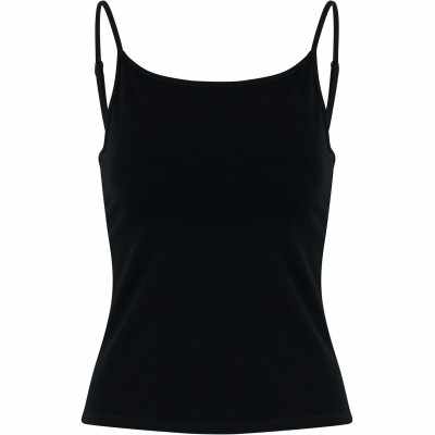 Top corto e aderente in jersey elasticizzato da donna