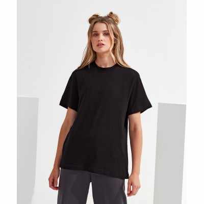 T-shirt oversize squadrata organica TriDri® da donna