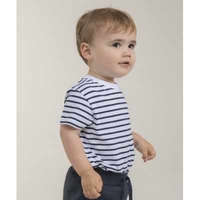 T-shirt a righe a manica corta