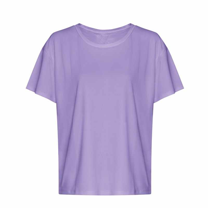 T-shirt da palestra con schiena scoperta da donna - cod. RWJC013
