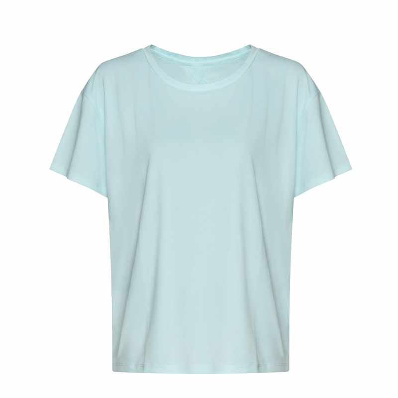 T-shirt da palestra con schiena scoperta da donna - cod. RWJC013