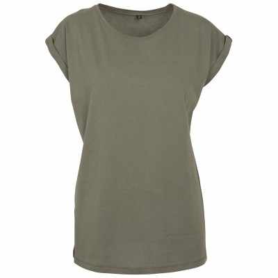 Maglietta da donna con spalle estese Maglietta da donna con spalle estese