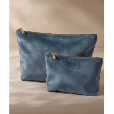 Borsa porta accessori in velluto