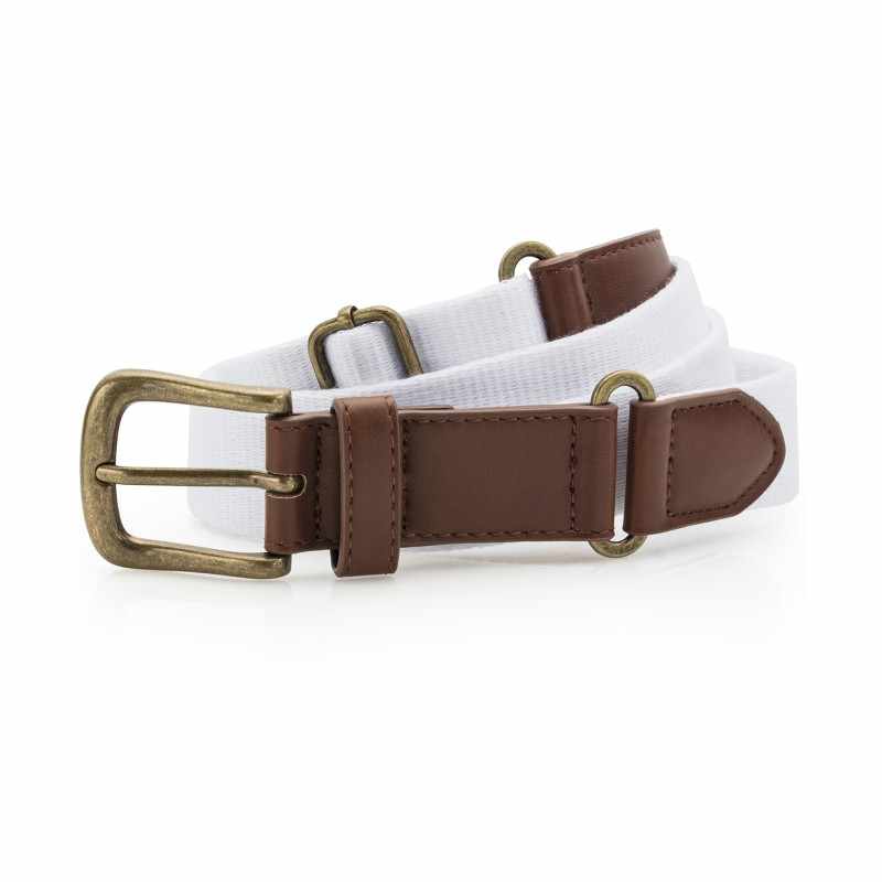 Cintura in similpelle e tela - cod. RWAQ902