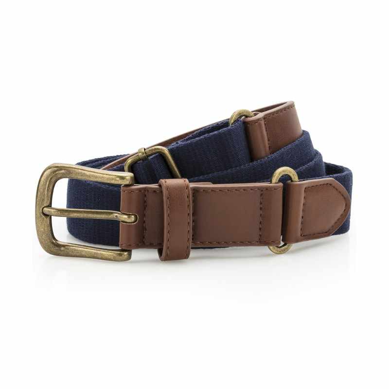 Cintura in similpelle e tela - cod. RWAQ902