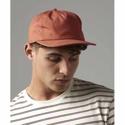 Cappellino destrutturato a 5 pannelli in cotone biologico