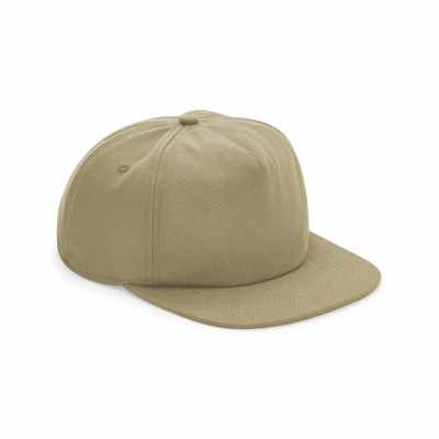 Cappellino destrutturato a 5 pannelli in cotone biologico