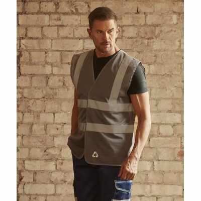 Gilet a 2 bande e bretelle in maglia aperta Top Cool (HVW120)