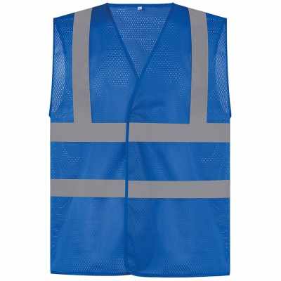 Gilet a 2 bande e bretelle in maglia aperta Top Cool (HVW120)