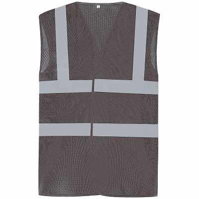Gilet a 2 bande e bretelle in maglia aperta Top Cool (HVW120)