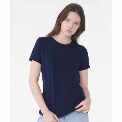 Maglietta a maniche corte in jersey rilassato da donna Maglietta a maniche corte in jersey rilassato da donna