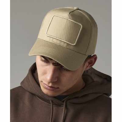 Cappellino a 5 pannelli con toppa rimovibile