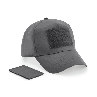 Cappellino a 5 pannelli con toppa rimovibile