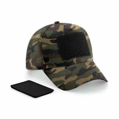 Cappellino a 5 pannelli con toppa rimovibile