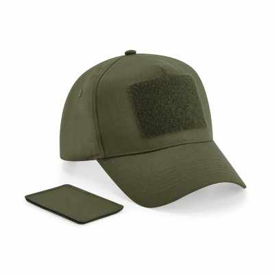 Cappellino a 5 pannelli con toppa rimovibile