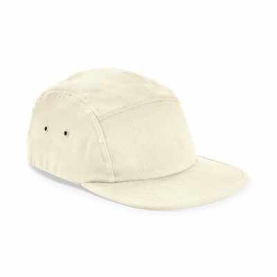 Cappellino da campeggio in tela a 5 pannelli