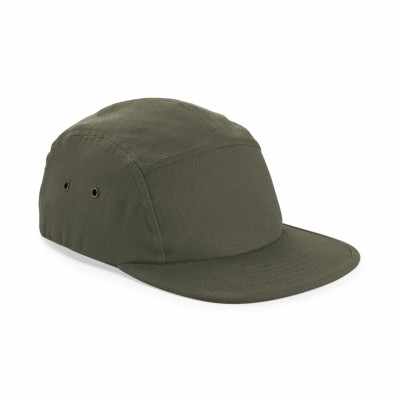 Cappellino da campeggio in tela a 5 pannelli