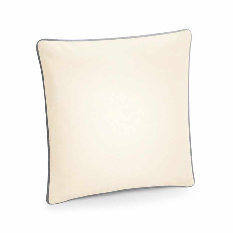 Copricuscino con bordino in cotone Fairtrade - cod. RWWM355