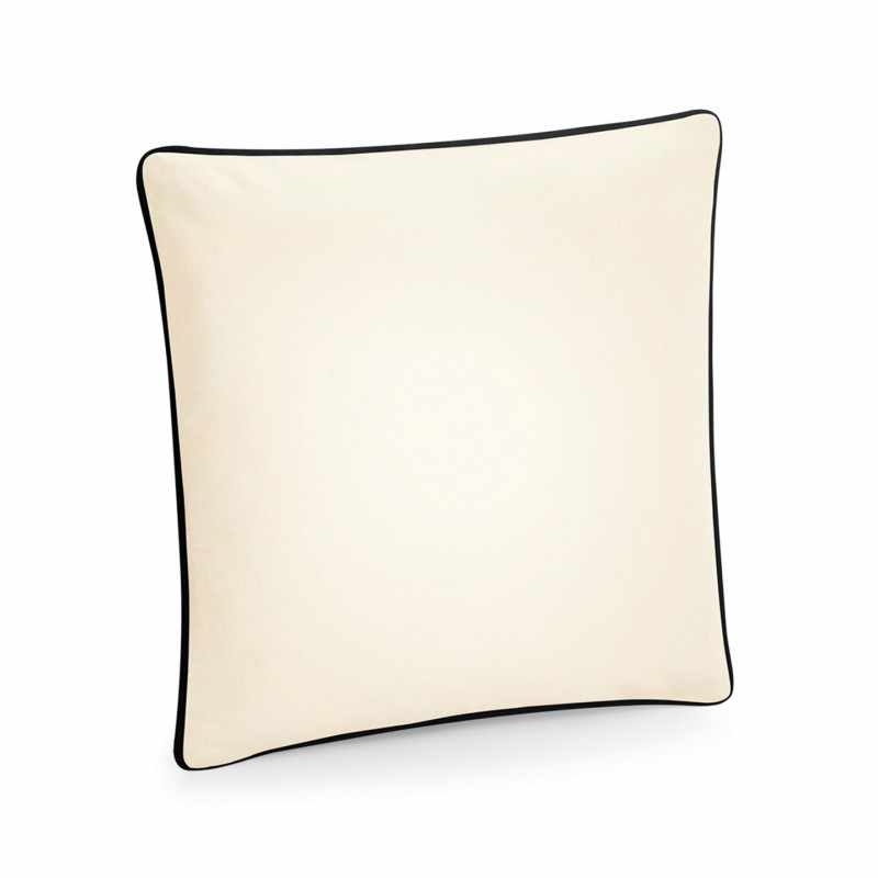 Copricuscino con bordino in cotone Fairtrade - cod. RWWM355