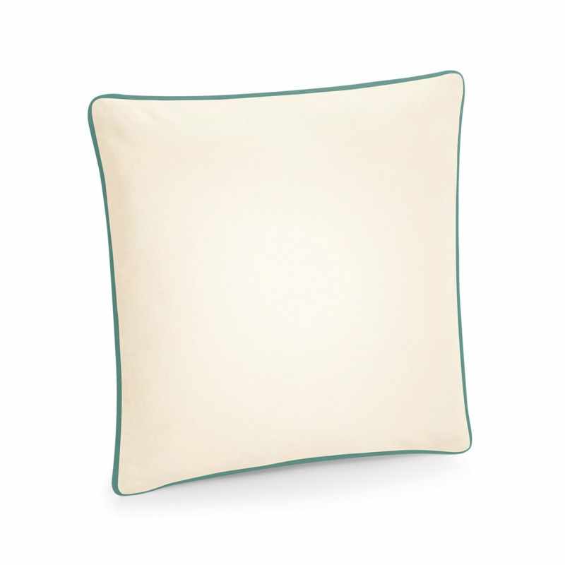 Copricuscino con bordino in cotone Fairtrade - cod. RWWM355