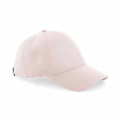 Cappellino in finta pelle scamosciata a 6 pannelli