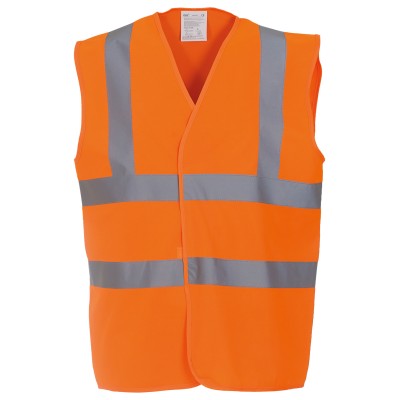 Gilet ad alta visibilità con 2 bretelle (HVW100) Gilet ad alta visibilità con 2 bretelle (HVW100)