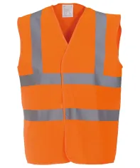 Gilet ad alta visibilità con 2 bretelle (HVW100)