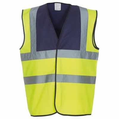 Gilet ad alta visibilità con 2 bretelle (HVW100) Gilet ad alta visibilità con 2 bretelle (HVW100)