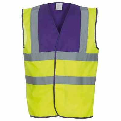 Gilet ad alta visibilità con 2 bretelle (HVW100) Gilet ad alta visibilità con 2 bretelle (HVW100)