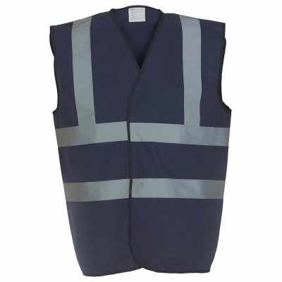 Gilet ad alta visibilità con 2 bretelle (HVW100) Gilet ad alta visibilità con 2 bretelle (HVW100)