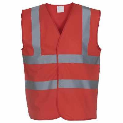 Gilet ad alta visibilità con 2 bretelle (HVW100) Gilet ad alta visibilità con 2 bretelle (HVW100)