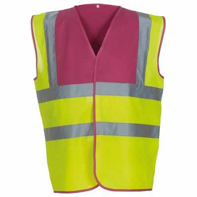 Gilet ad alta visibilità con 2 bretelle (HVW100) Gilet ad alta visibilità con 2 bretelle (HVW100)