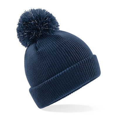 Berretto riflettente con pompon Junior