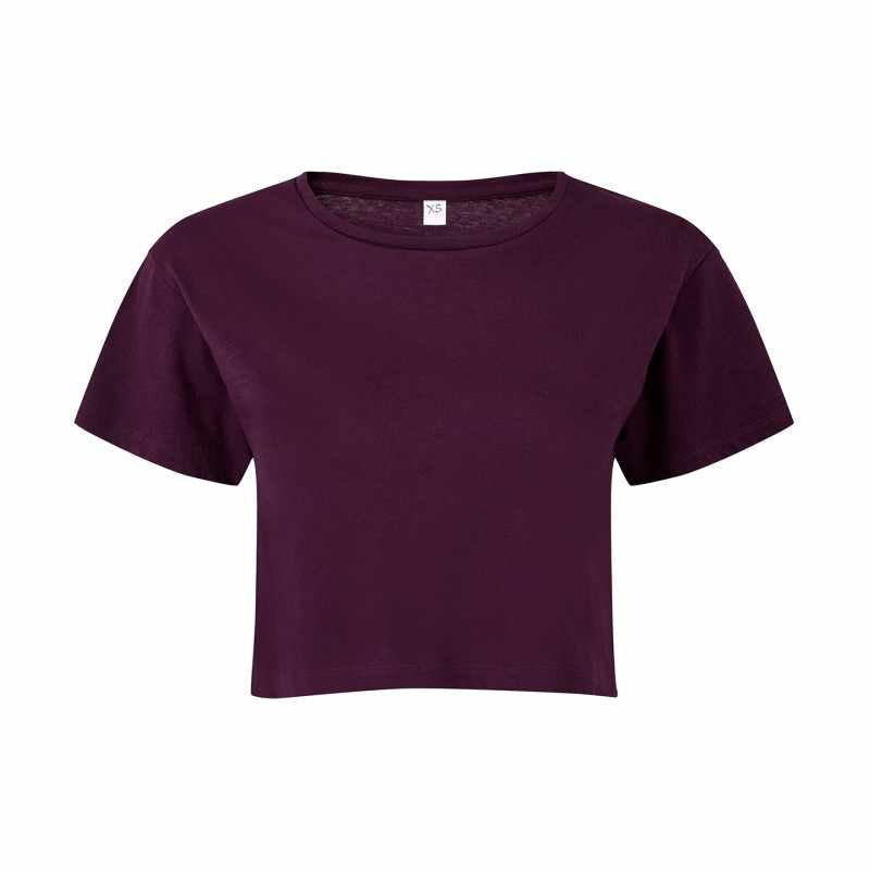 Top corto personalizzato da donna - cod. RWTR019