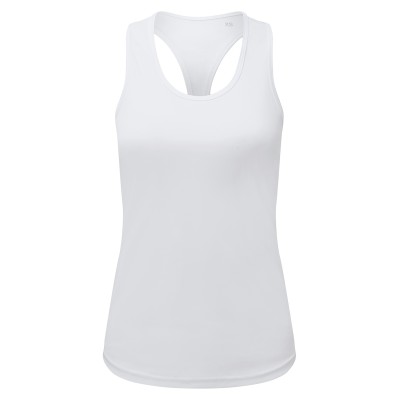 Gilet da donna TriDri® riciclato aderente con schienale incrociato