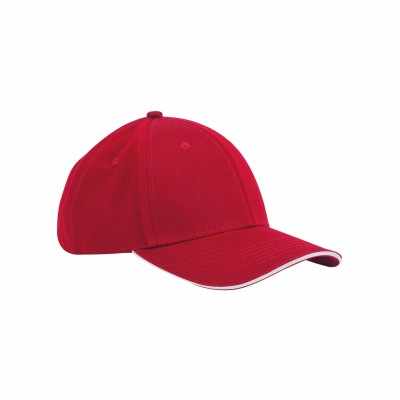 Cappellino classico EarthAware® in cotone biologico a 6 pannelli – visiera sandwich
