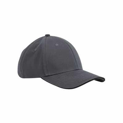 Cappellino classico EarthAware® in cotone biologico a 6 pannelli – visiera sandwich