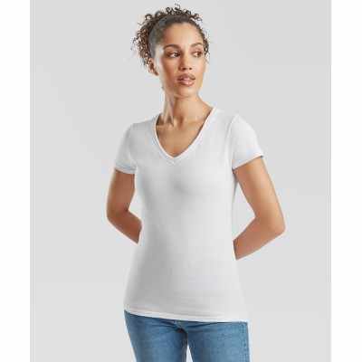 Maglietta con scollo a V da donna Valueweight