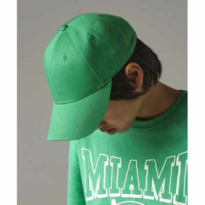 Cappellino classico junior EarthAware® a 6 pannelli in cotone biologico