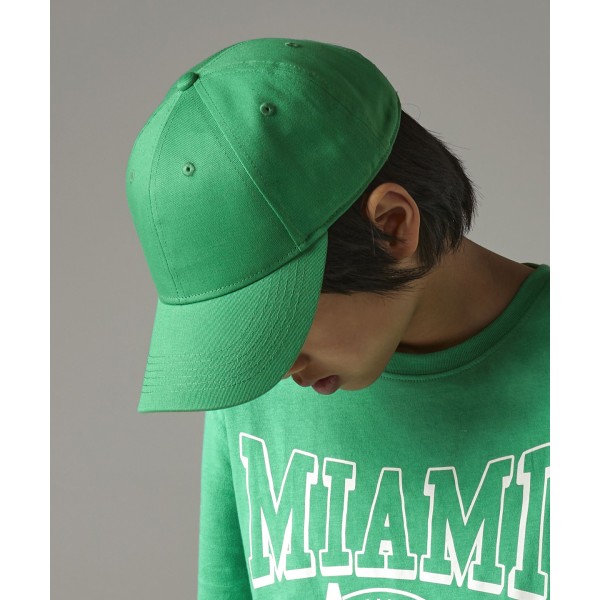 Cappellino classico junior EarthAware® a 6 pannelli in cotone biologico - cod. RWB821B