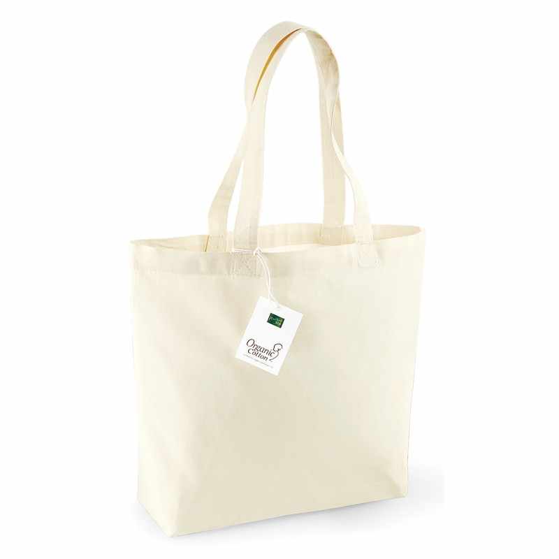 Shopper in cotone biologico - cod. RWWM180